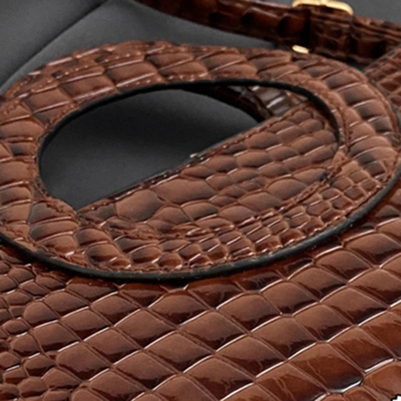 Luxury Crocodile Pattern Women Handbag Fashion Shoulder Bag Famous Brand Designer PU Leather Crossbody Bag Ladies Large Hand Bag