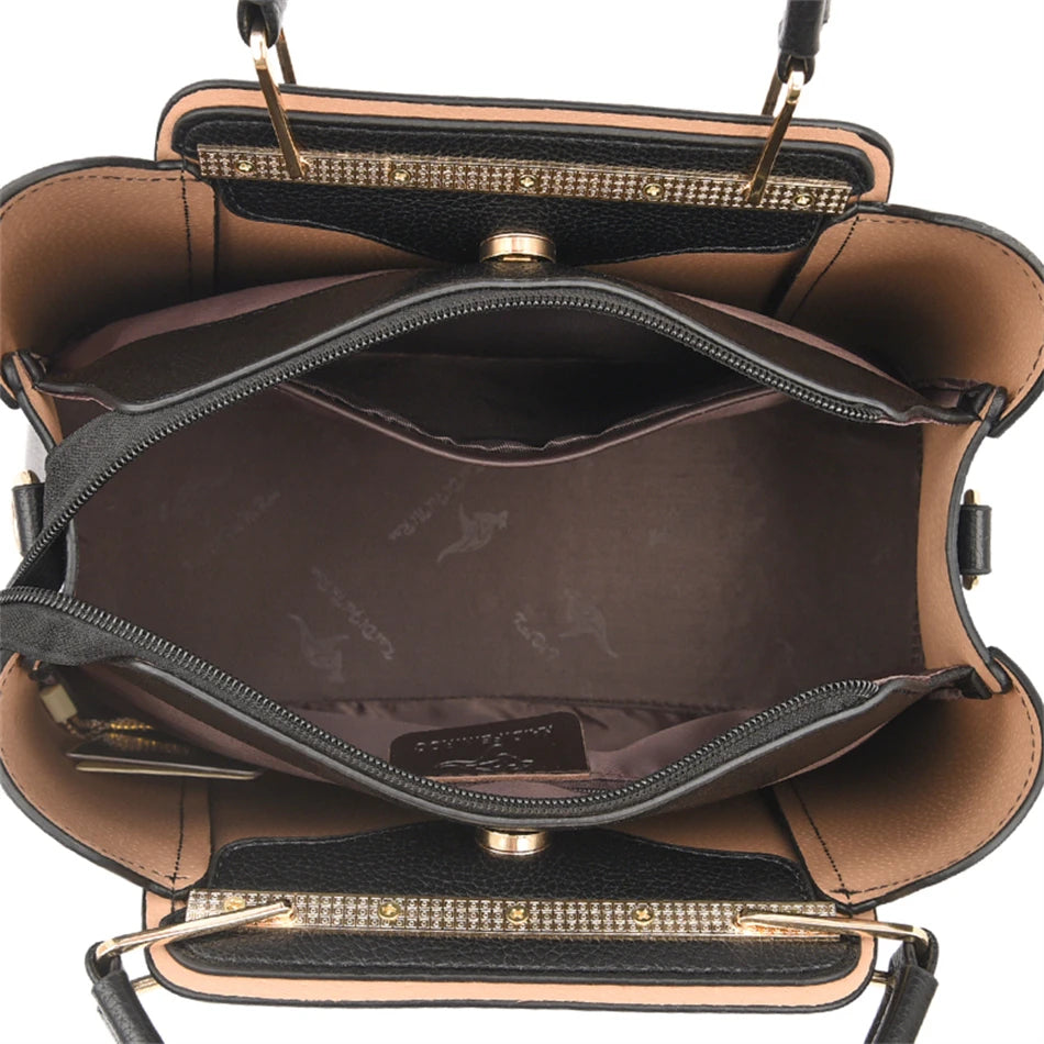 Crocodile Print Women Handbags and Purse Casual Tote Bags Top Handle Bags Large Capacity Patent Leather Crossbody Bags