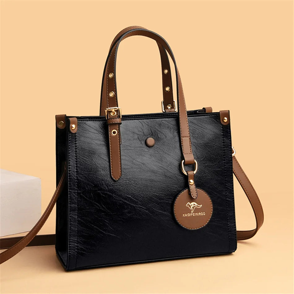 Crocodile Print Women Handbags and Purse Casual Tote Bags Top Handle Bags Large Capacity Patent Leather Crossbody Bags