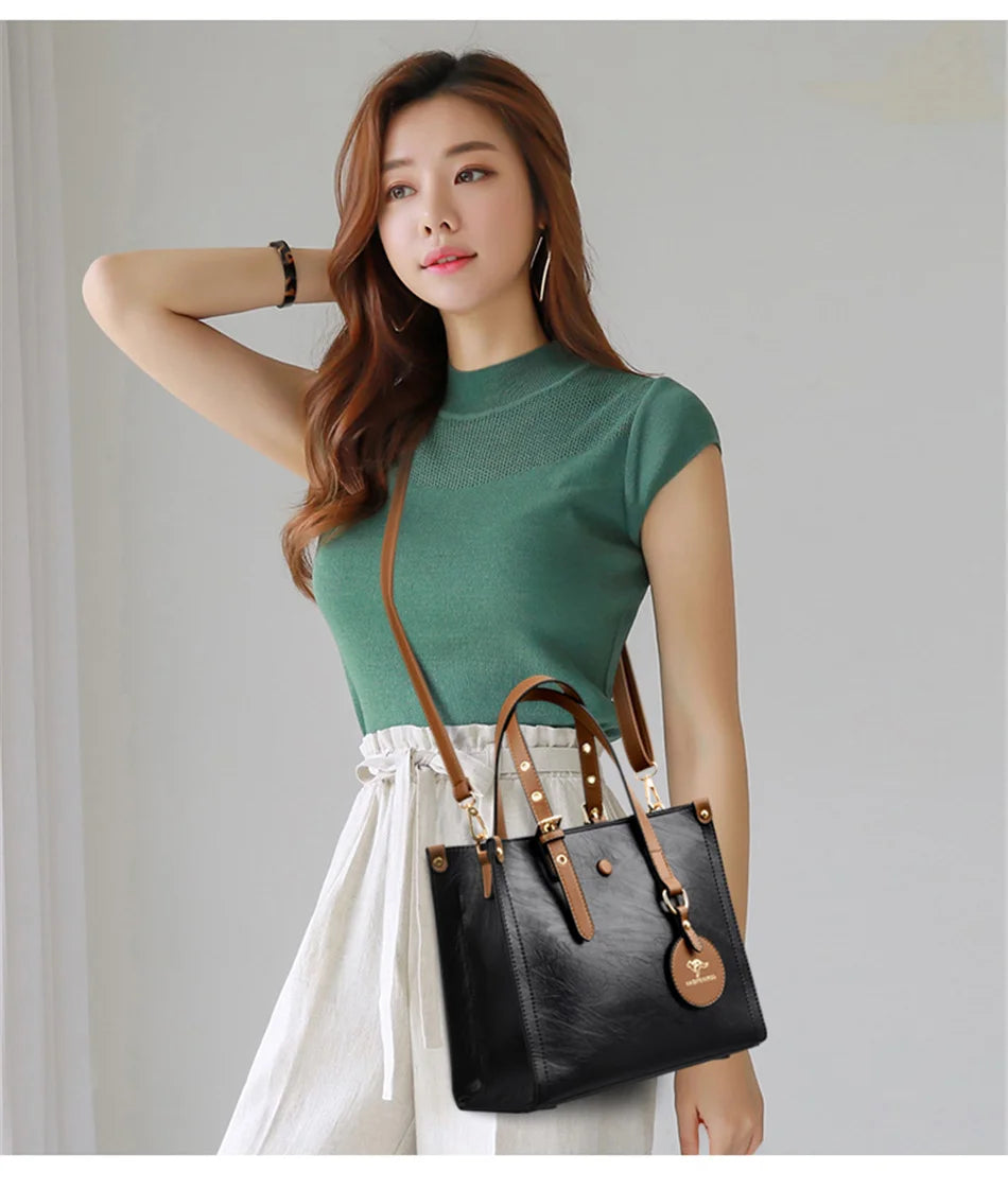 Crocodile Print Women Handbags and Purse Casual Tote Bags Top Handle Bags Large Capacity Patent Leather Crossbody Bags