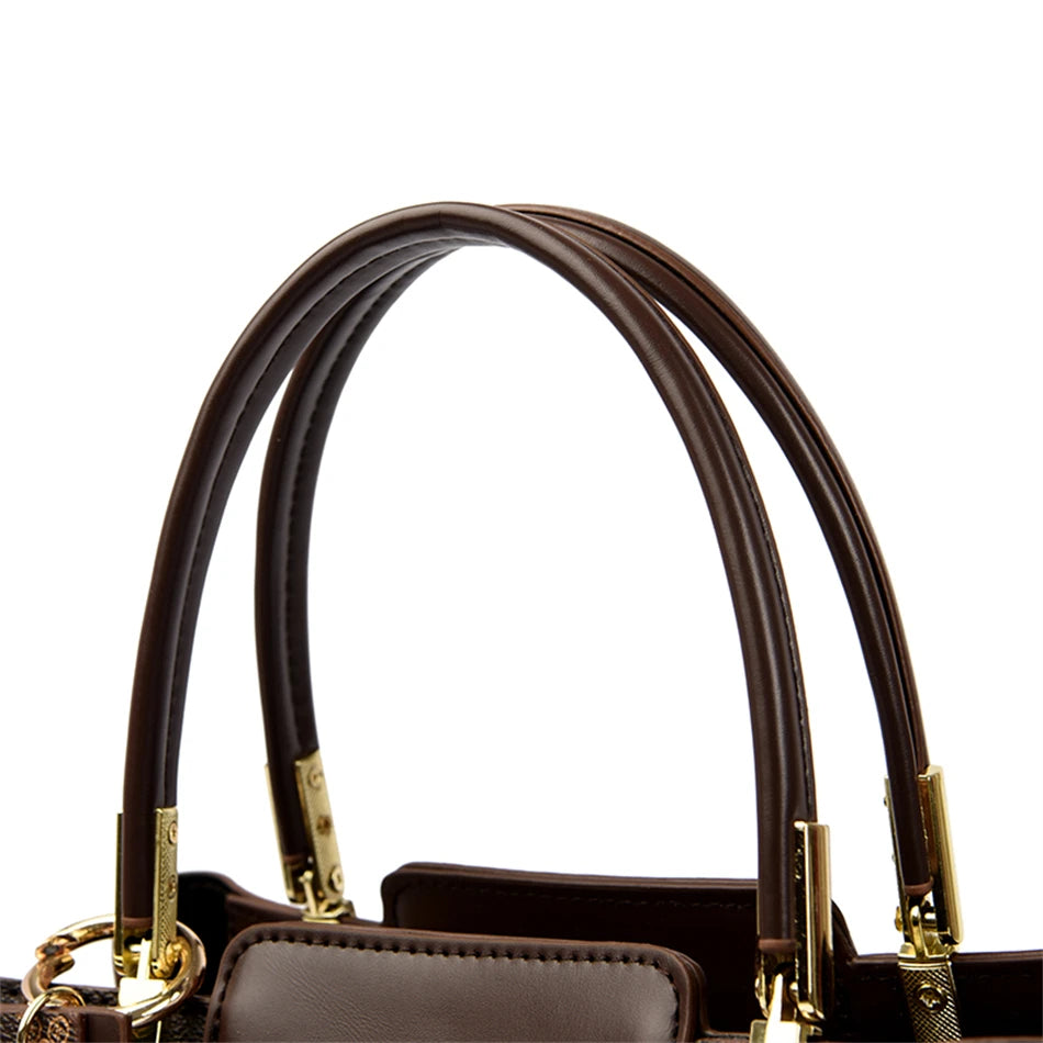 Crocodile Print Women Handbags and Purse Casual Tote Bags Top Handle Bags Large Capacity Patent Leather Crossbody Bags