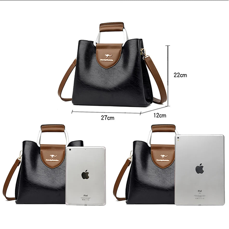 Crocodile Print Women Handbags and Purse Casual Tote Bags Top Handle Bags Large Capacity Patent Leather Crossbody Bags