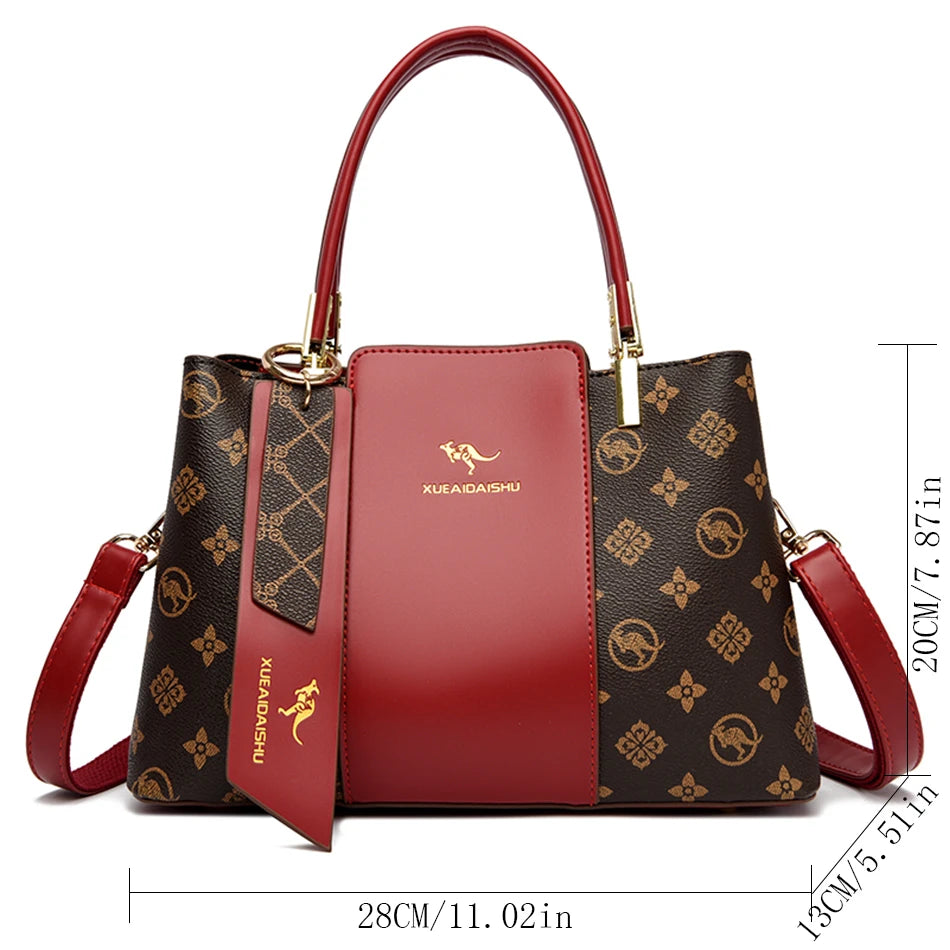 Crocodile Print Women Handbags and Purse Casual Tote Bags Top Handle Bags Large Capacity Patent Leather Crossbody Bags
