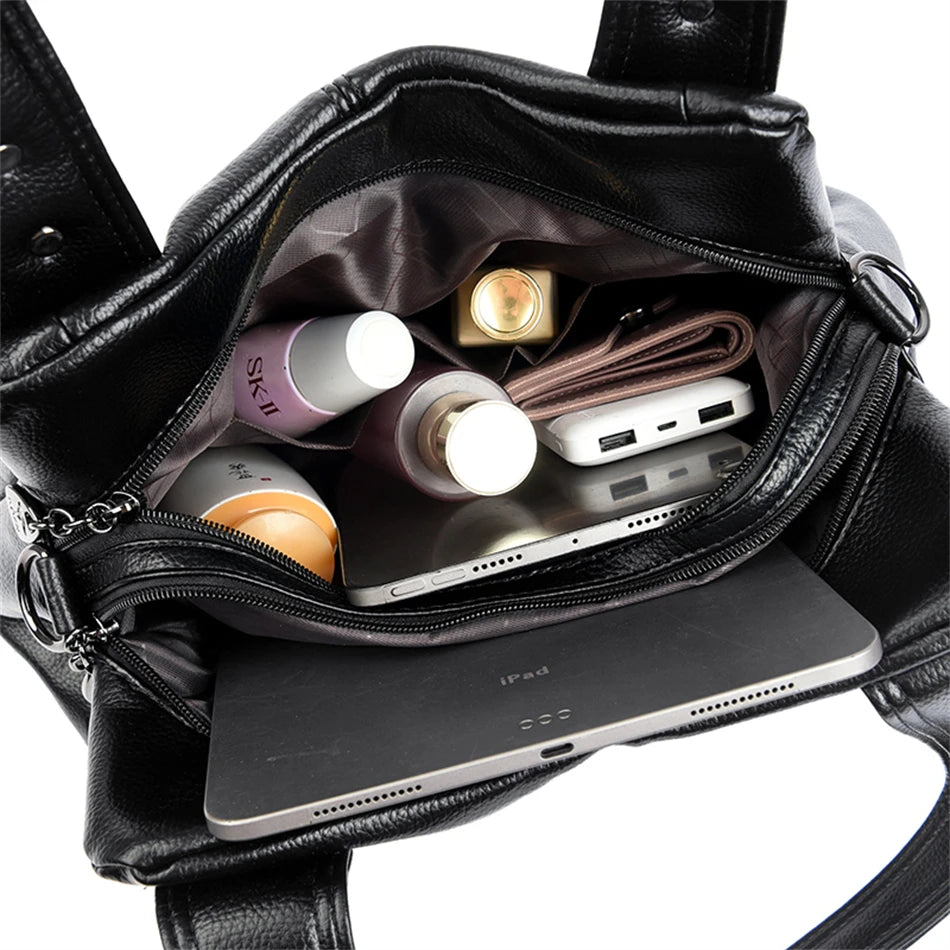 Crocodile Print Women Handbags and Purse Casual Tote Bags Top Handle Bags Large Capacity Patent Leather Crossbody Bags