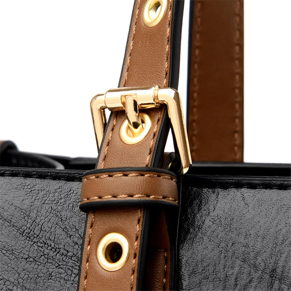Crocodile Print Women Handbags and Purse Casual Tote Bags Top Handle Bags Large Capacity Patent Leather Crossbody Bags