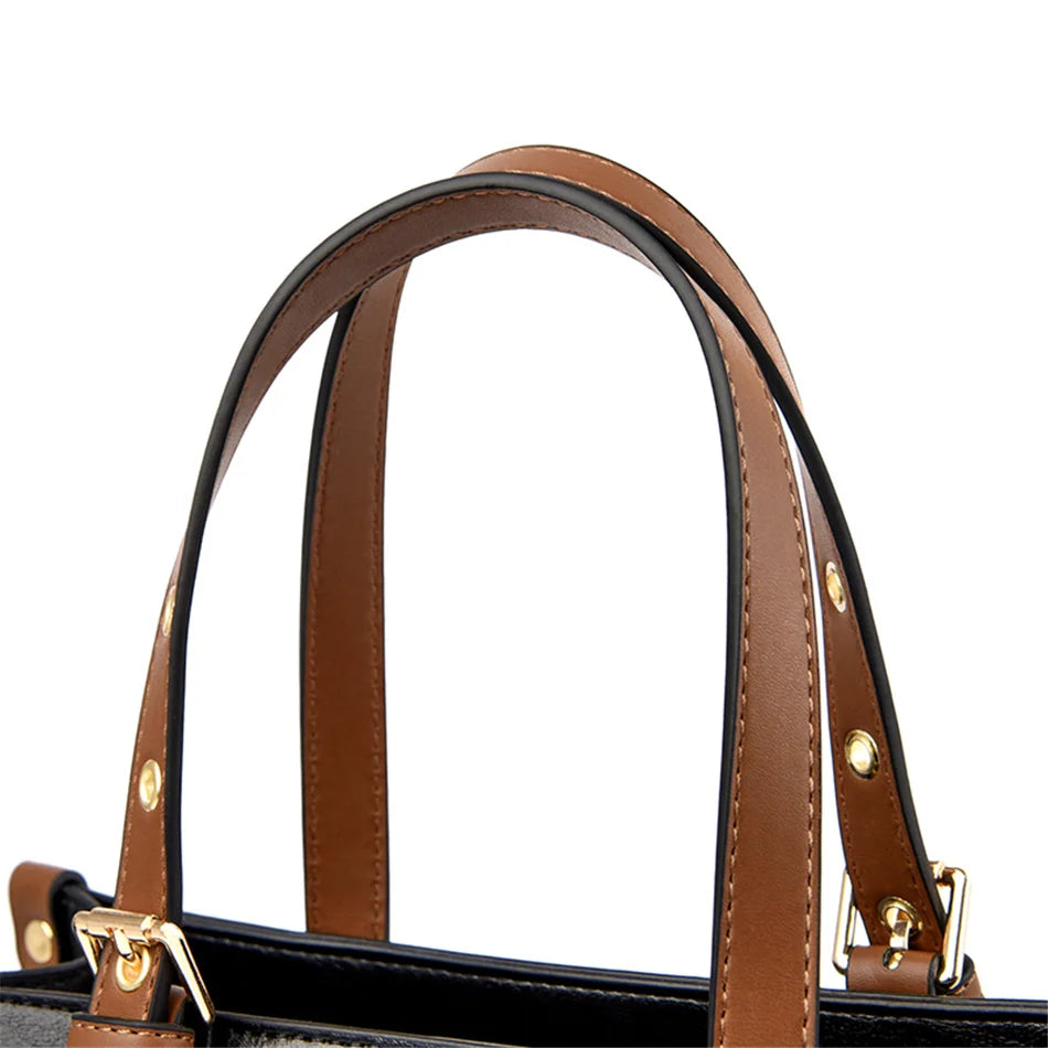 Crocodile Print Women Handbags and Purse Casual Tote Bags Top Handle Bags Large Capacity Patent Leather Crossbody Bags
