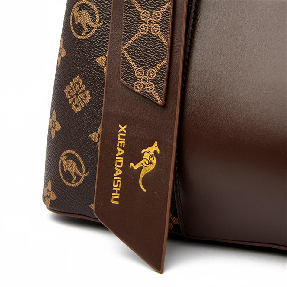 Crocodile Print Women Handbags and Purse Casual Tote Bags Top Handle Bags Large Capacity Patent Leather Crossbody Bags