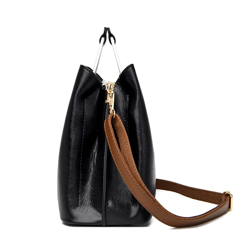Crocodile Print Women Handbags and Purse Casual Tote Bags Top Handle Bags Large Capacity Patent Leather Crossbody Bags