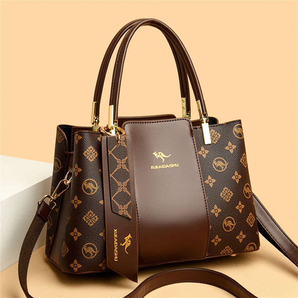 Crocodile Print Women Handbags and Purse Casual Tote Bags Top Handle Bags Large Capacity Patent Leather Crossbody Bags