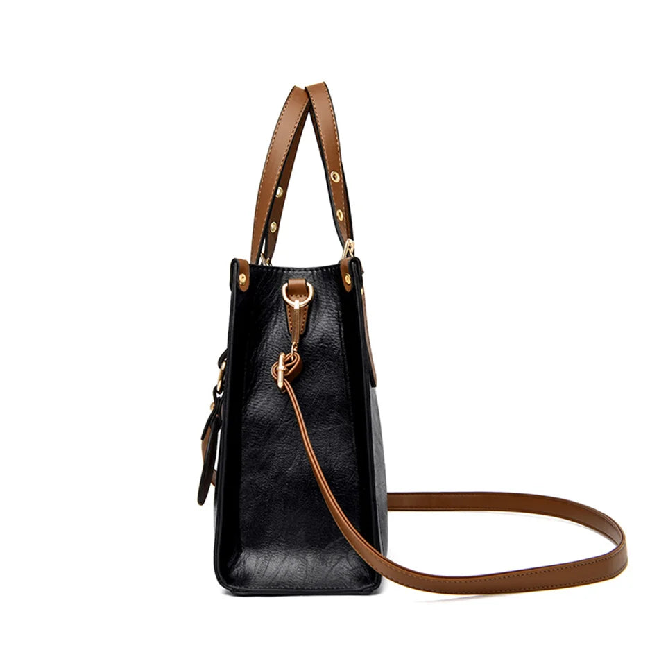 Crocodile Print Women Handbags and Purse Casual Tote Bags Top Handle Bags Large Capacity Patent Leather Crossbody Bags