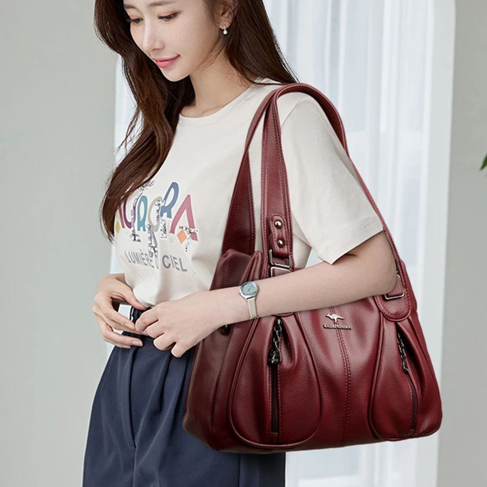 Crocodile Print Women Handbags and Purse Casual Tote Bags Top Handle Bags Large Capacity Patent Leather Crossbody Bags