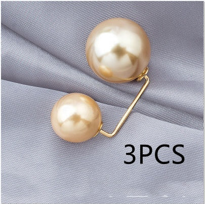 Anti-light Brooch Skirt Waist Button Nail Pearl