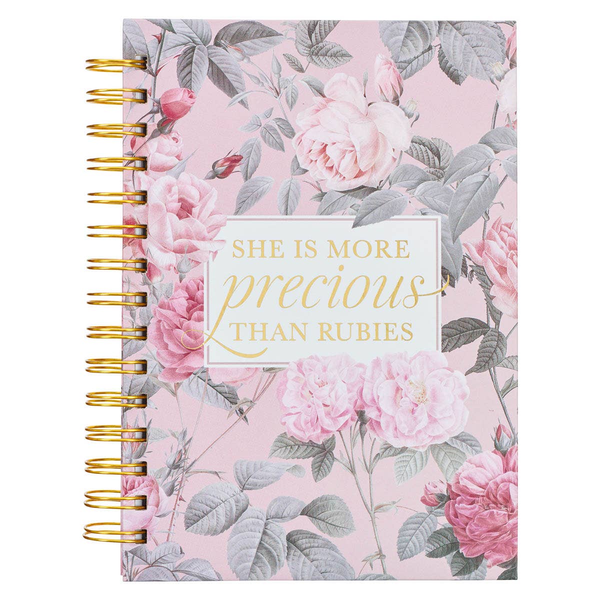 More Precious than Rubies Wirebound Journal - Prov. 31:10