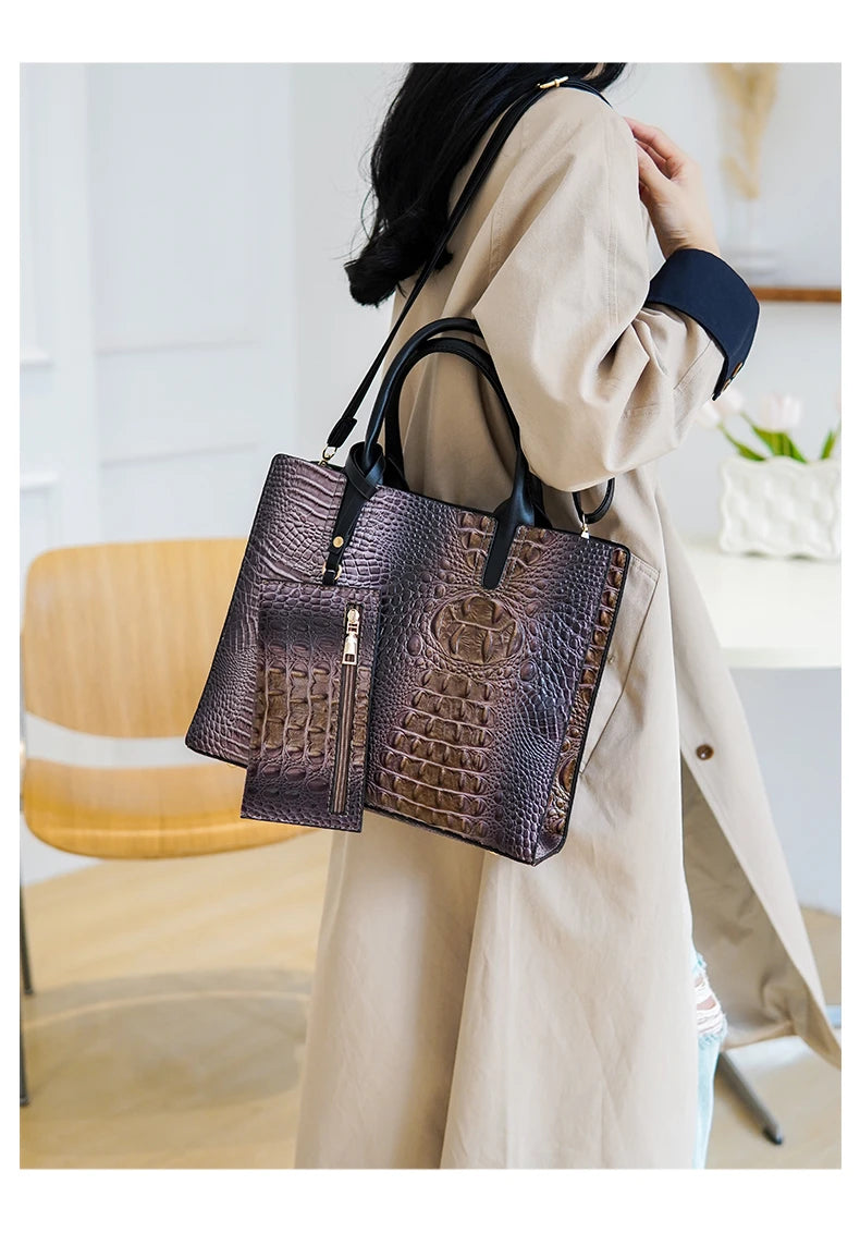 2024 New Style Message Leisure Women PU Leather Crossbody Bags For Business Multi-function High Compacity Simple Handbags